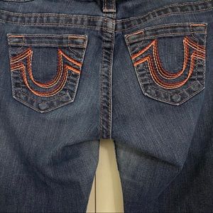 True Religion Dark Wash Stretch Denim Jeans